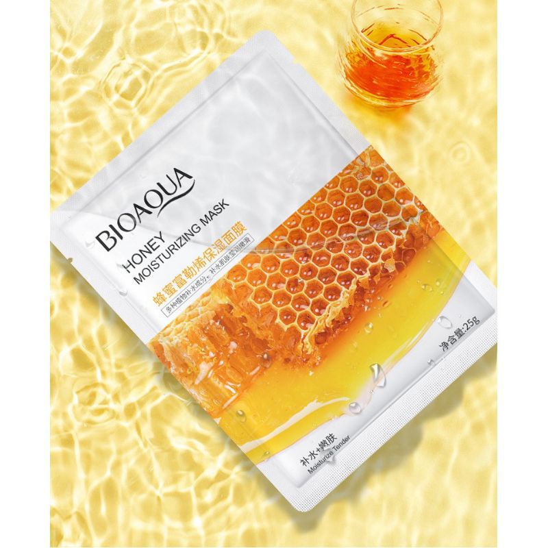 Mặt nạ giấy trái cây dưỡng trắng cấp ẩm giảm mụn mask nội địa cao cấp BIOAQUA 8 vị thiên nhiên