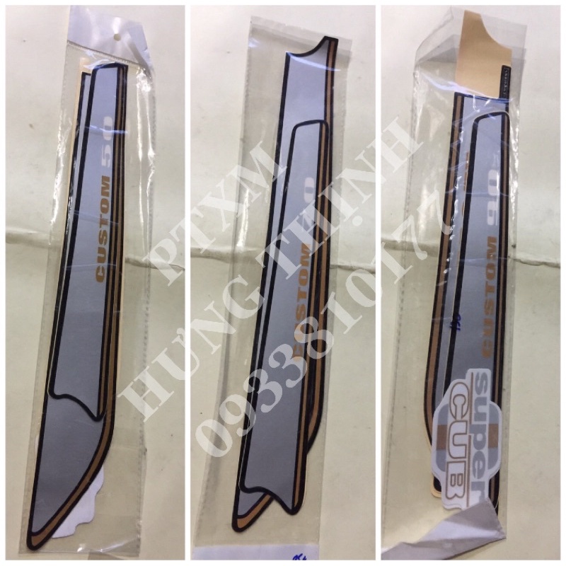 Bộ Tem 3 Lớp Dày Đẹp Cho Xe Cup 82 50-70-90