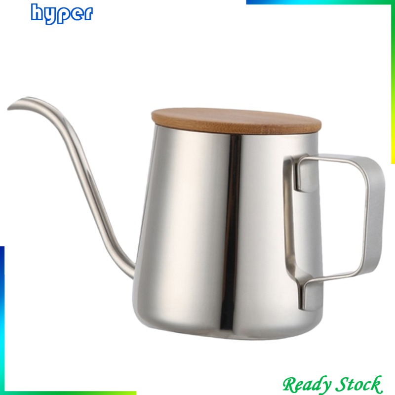 Ấm Đun Nước Bằng Thép Không Gỉ Có Tay Cầm Cổ Ngỗng Thể Tích 250ml