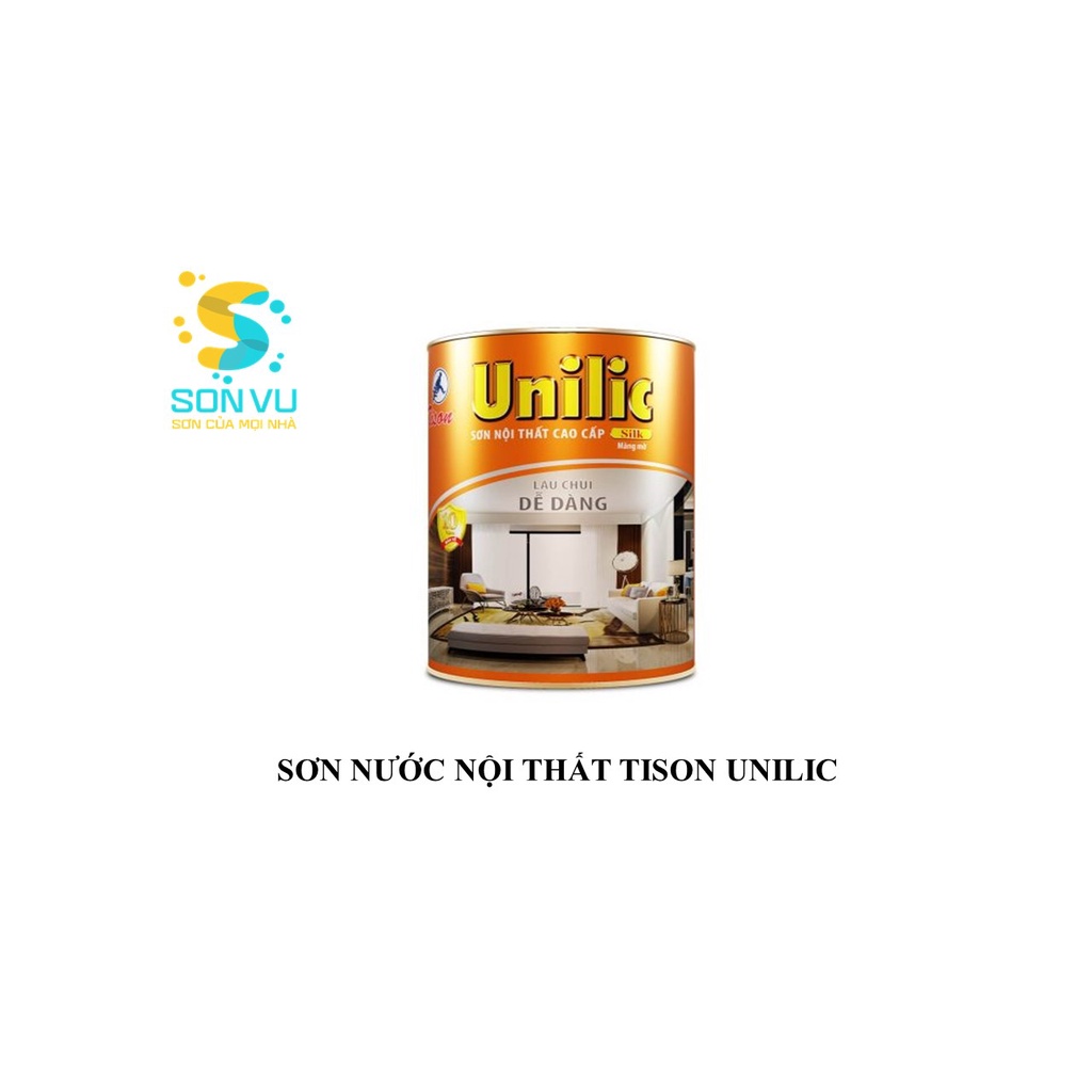 Sơn nước Tison nội thất Unilic Thùng 5 Lit - Nhiều màu