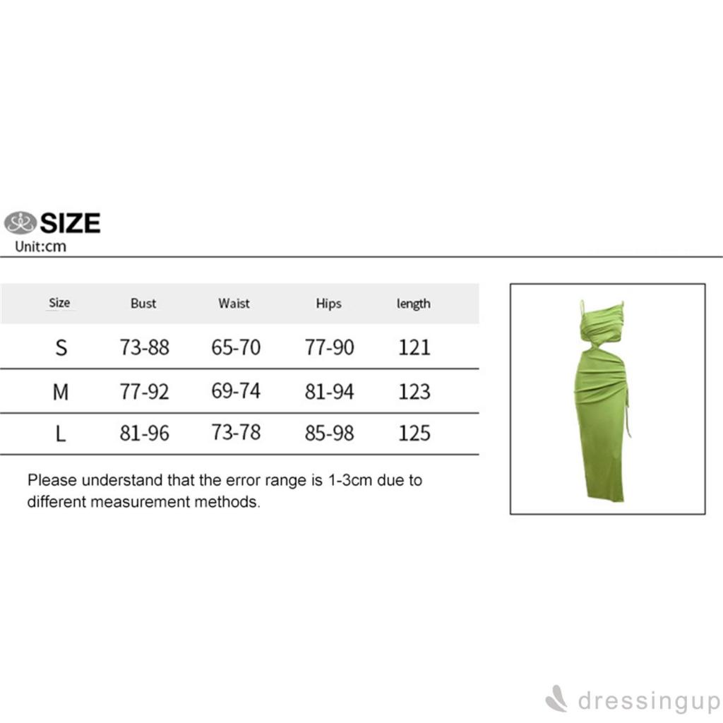 Đầm Hai Dây Rút Dây Màu Trơn Thời Trang Mùa Hè Dành Cho Nữ