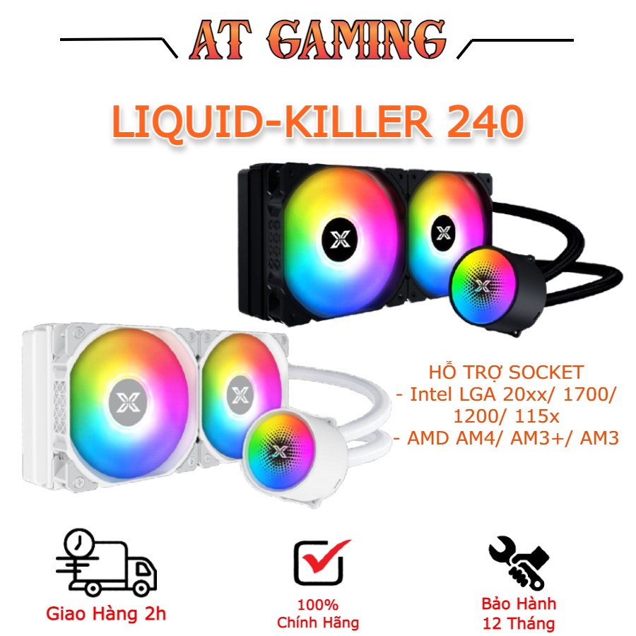 Tản nhiệt nước AIO Xigmatek LIQUID-KILLER X 240  - ARGB, ALL IN ONE WATERCOOLING