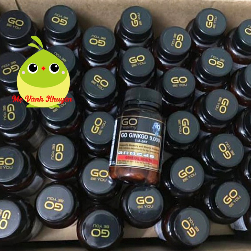 Bổ não GO Healthy Go Ginkgo 9000 1-A-Day, New Zealand (60v)