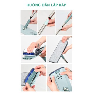 Bông lau nhà, miếng lau nhà, giẻ lau nhà, đồ lau nhà thông minh Micro Fiber cho cây lau nhà, mã TOKBO