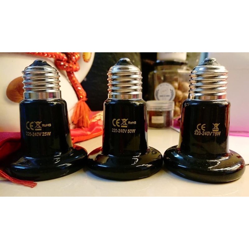 Đèn sưởi ấm cho thú cưng 25w,50w,75w