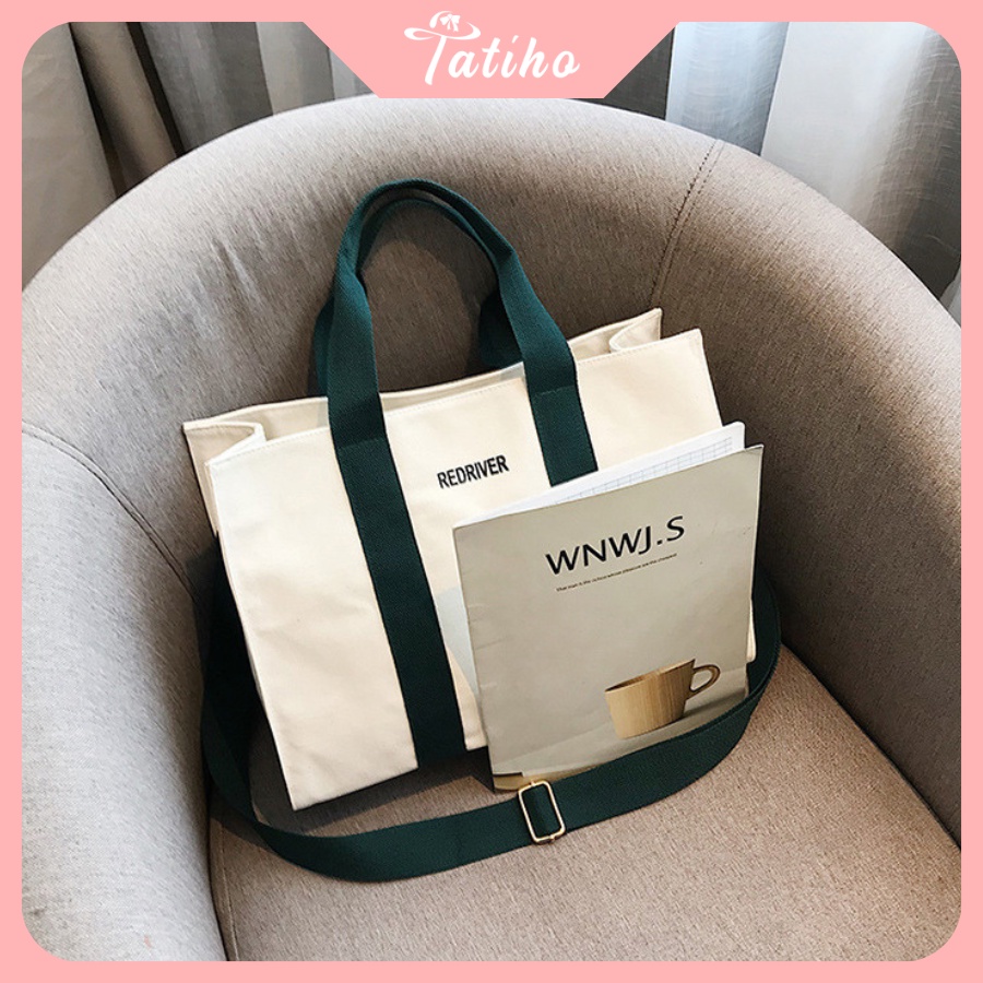 Túi Tote Đeo Chéo Nữ Đẹp Form Lớn Thời Trang Đi Học &amp; Công Sở - Tatiho - Mã TUI66