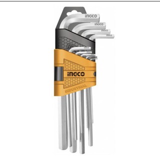 Bộ 9 đầu lục giác ingco từ 1.5-10mm