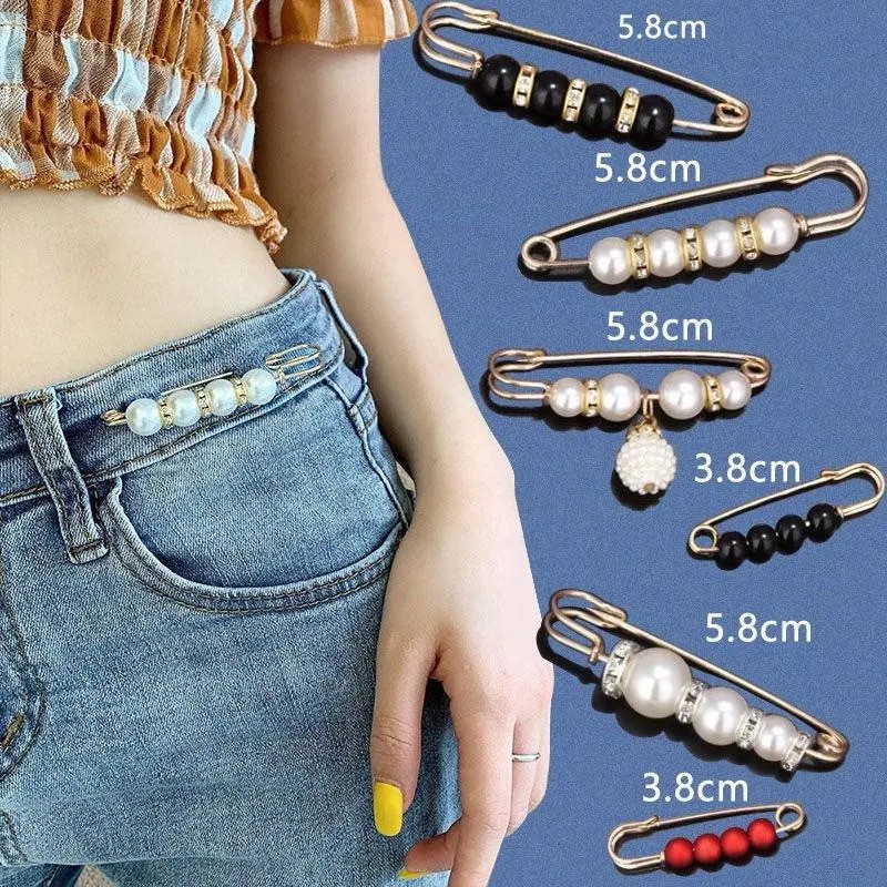 Set ghim cài áo , cài quần jeans đính ngọc , set cài áo kim băng sang chảnh