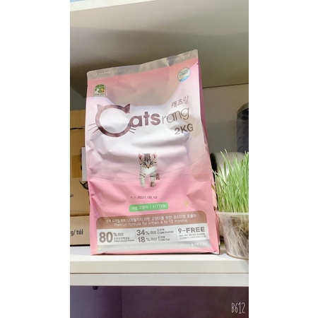 Hạt cho mèo con Catsrang Kitten 2kg mới 2021