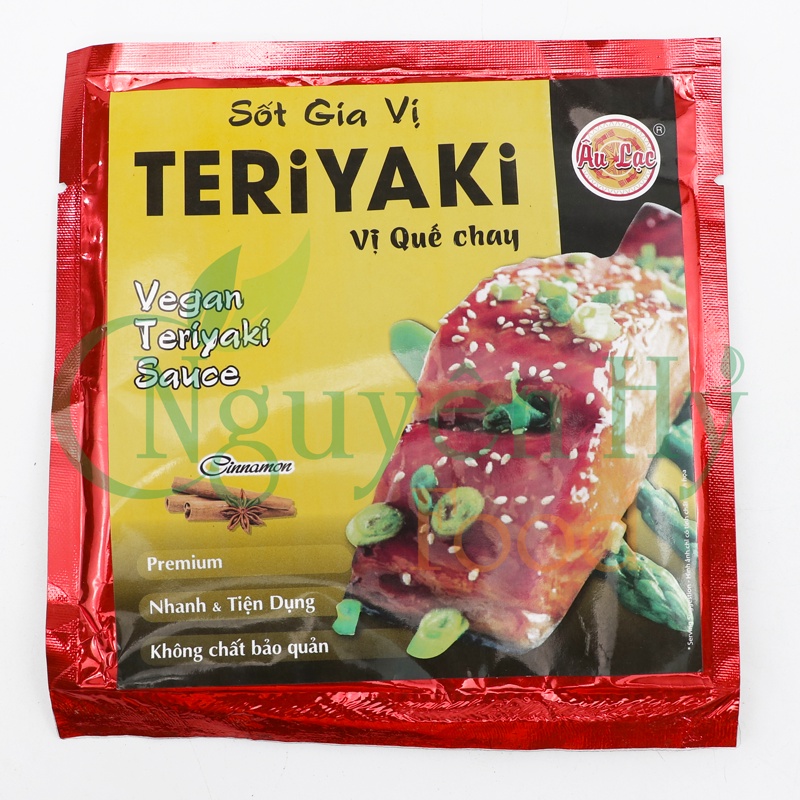 Sốt Gia Vị Teriyaki Thường/ Vị Quế Chay Âu Lạc_80ml/ 280ml