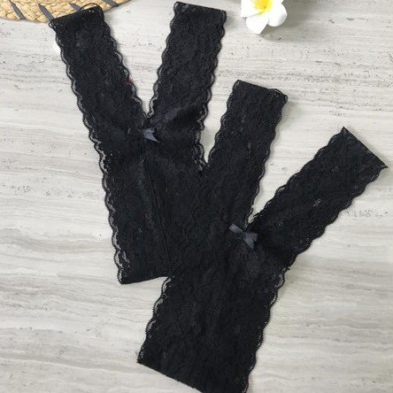 Quần lót ren chữ Y quyến rũ VIBES Black Y Panties
