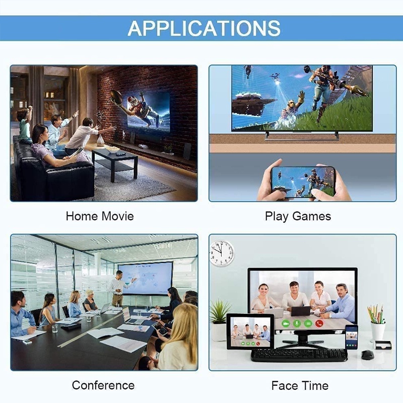 Cáp Chuyển Đổi Cáp sạc Sang HDMI AV HD TV 2M Cho ĐT táo tablet táo