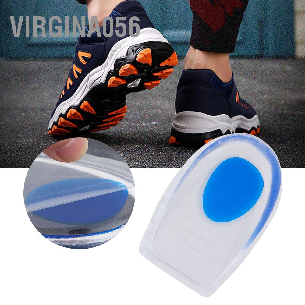 Virgina056 2 Pairs Height Increase Insoles Invisible Lift Shoes Insert for Men &amp; Women