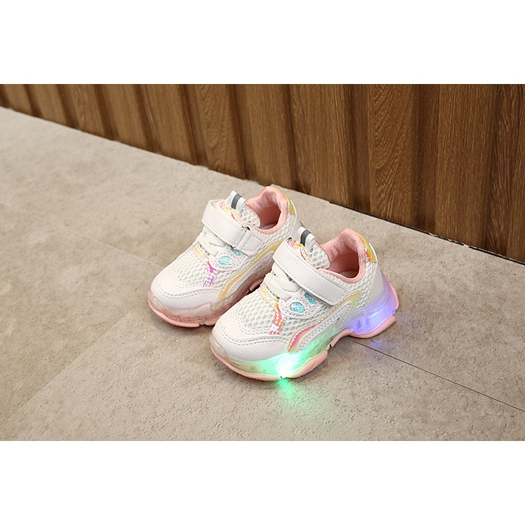 Giày thể thao cao cấp phong cách có đèn nháy cho bé