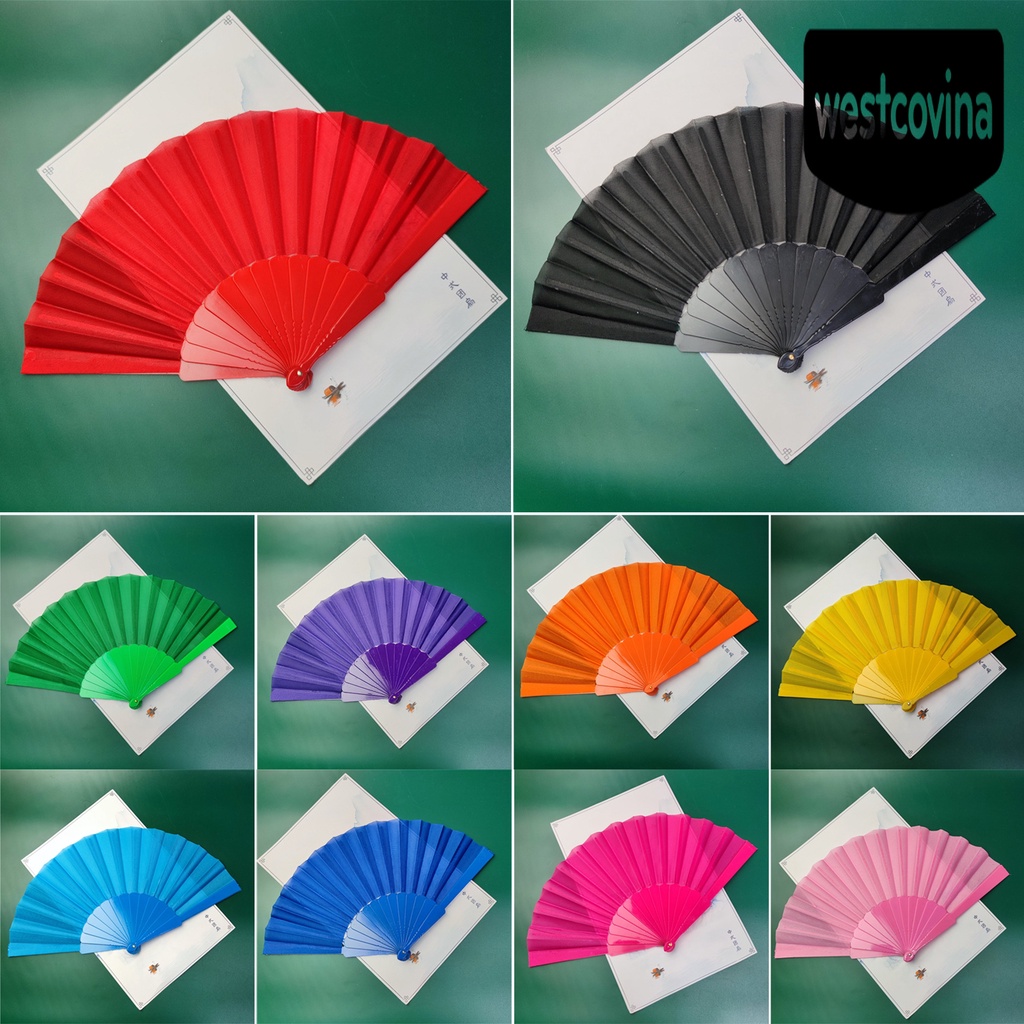 [Hot]☀ Quạt Múa Cầm Tay Khung Nhựa Dùng Làm Đạo Cụ Chụp Ảnh
