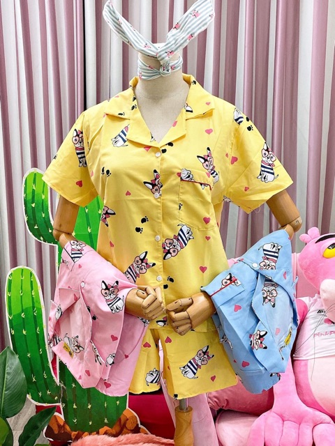 Pijama ngắn BIGSIZE -hình thật - inbox gửi mẫu mới nhất(có size lớn)