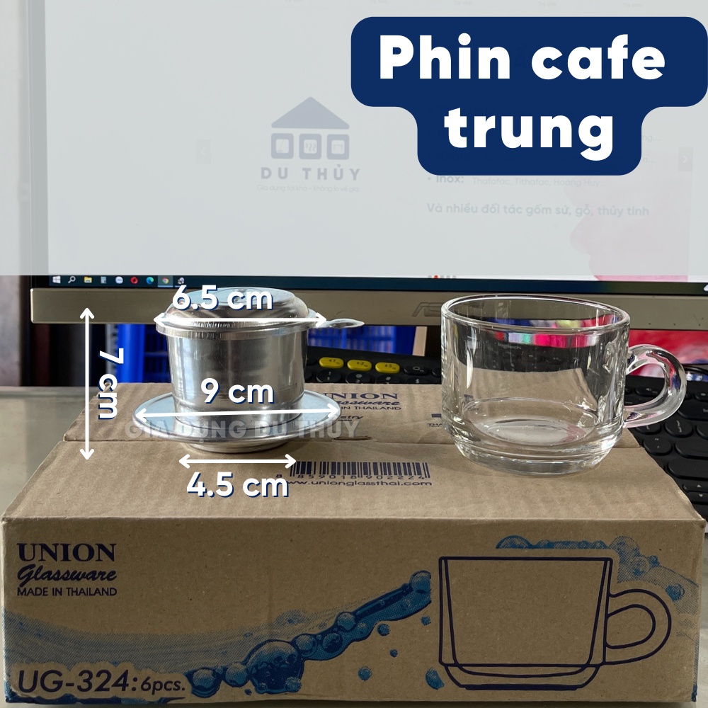 Phin cafe nhôm nhiều size phù hợp pha 1 ly cà phê hoặc pha nhiều ly cà phê dùng cho quán nước - PHIN CAFE NHÔM HT