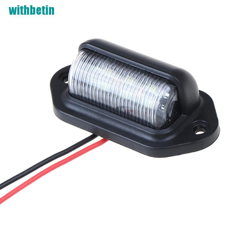 1 Đèn Led 6 Bóng 12v Chống Thấm Nước Cho Biển Số Xe Hơi