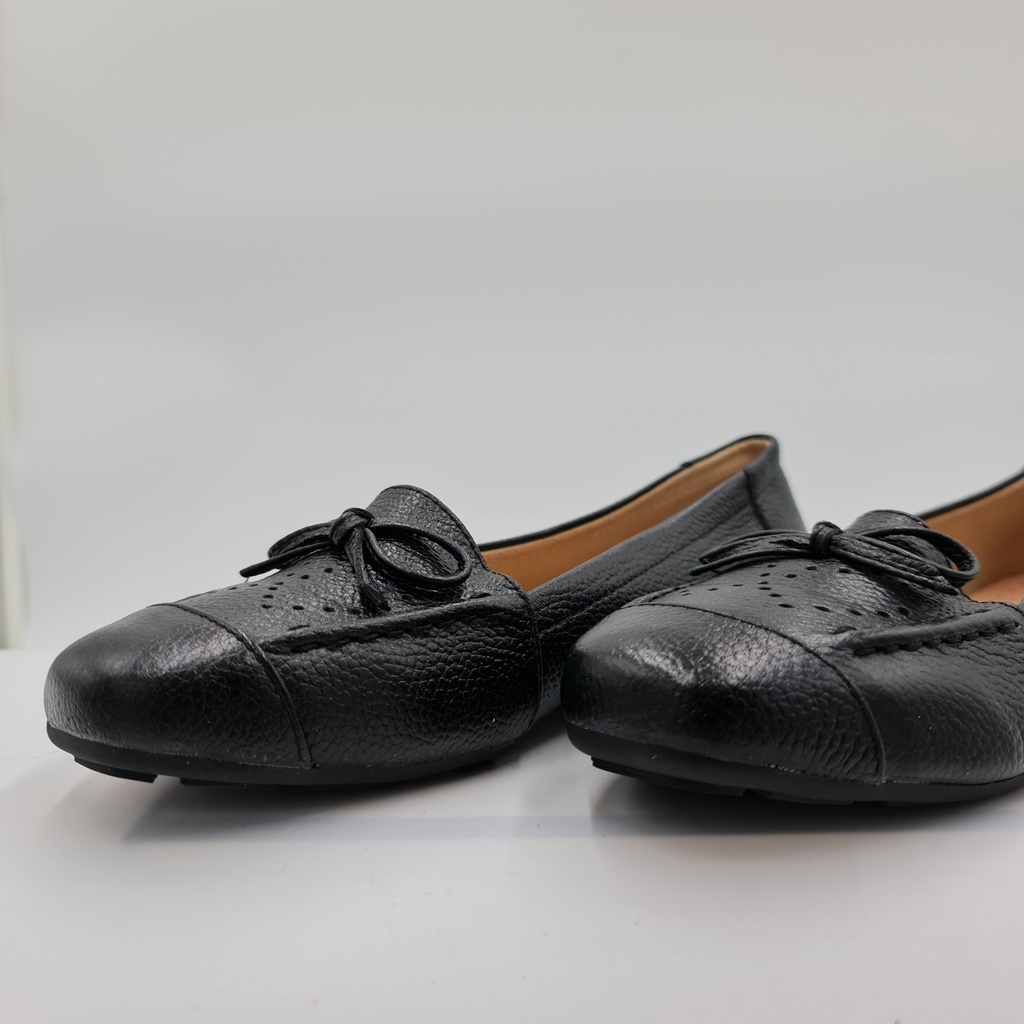 Giày moca nữ Lunashoes 1071 đế bệt da bò thật cho mẹ nhiều màu full size bảo hành 2 năm êm chân dễ phối đồ