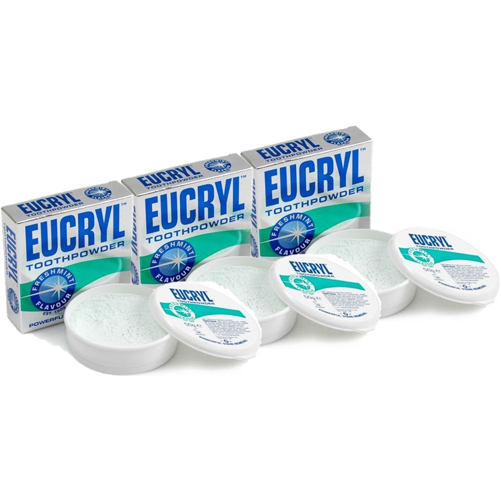 BỘT TẨY TRẮNG RĂNG EUCRYL TOOTH POWDER