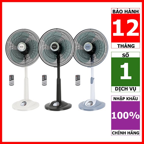 Quạt lửng Sharp PJ-L40RV-LG | PJ-L40RV-WH | PJ-L40RV-GD (Hàng chính hãng)