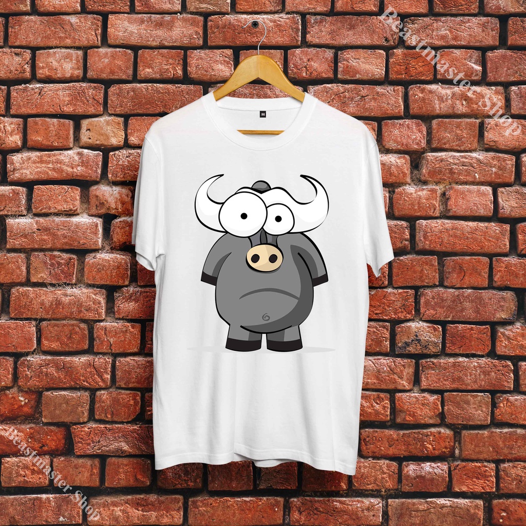 ✌️Áo Thun Tuổi Sửu - 12 con Giáp - Áo Thun hình Trâu - Buffalo T-Shirt siêu đẹp - J47BUF-002