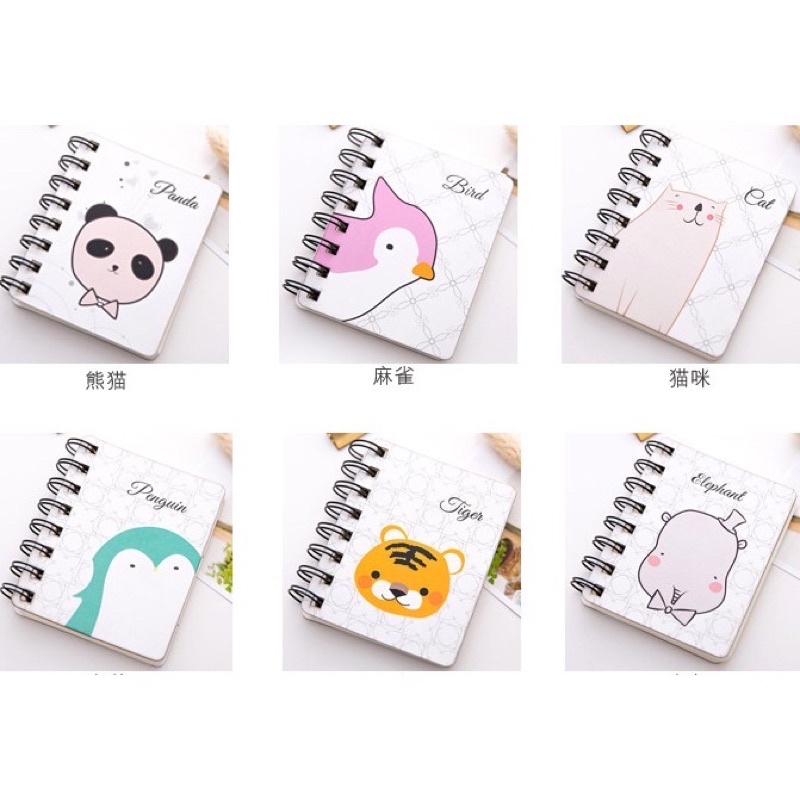 Sổ lò xo nhiều hình cute ngộ nghĩnh 80 trang