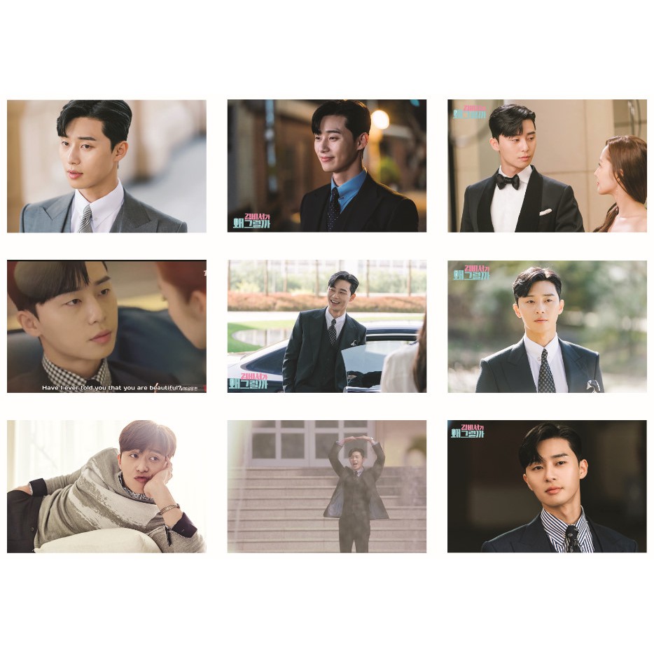 Lomo card ảnh PARK SEO JOON drama Why Secretary Kim full 54 ảnh