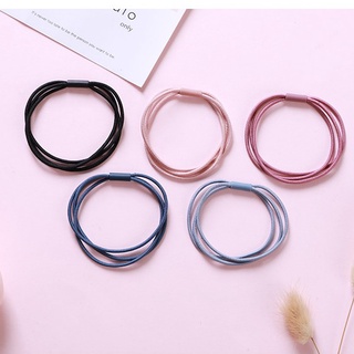 Dây buộc tóc VATI (size 4,5cm-túi 50 dây) - Phụ kiện tóc Hàn Quốc cao cấp