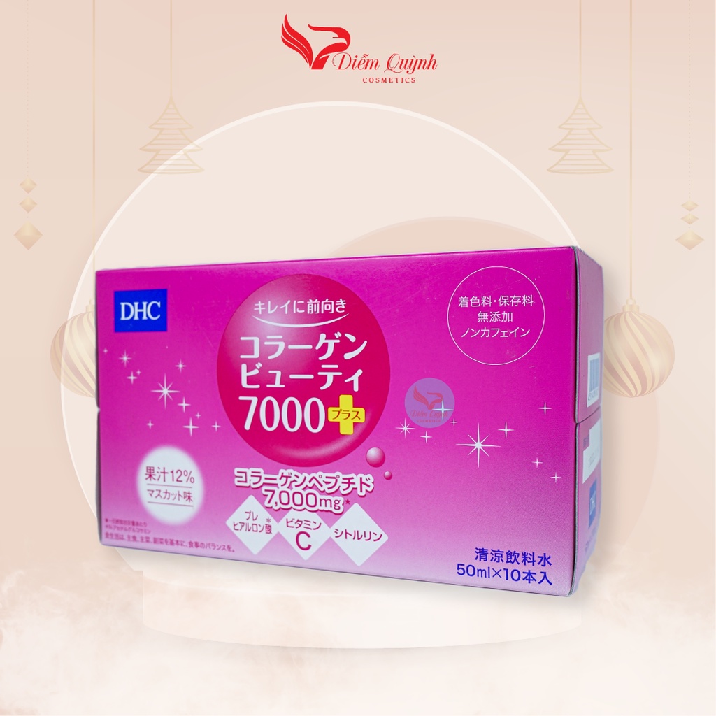 Nước uống Collagen DHC Beauty 7000 Plus Nhật Bản (10 chai x 50ml)