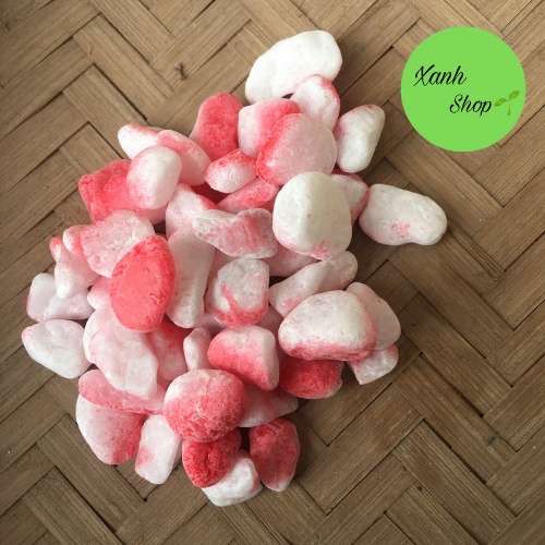 1KG Đá Sỏi Đủ Màu Trang Trí Mặt Chậu Cây,Bể Thủy Sinh