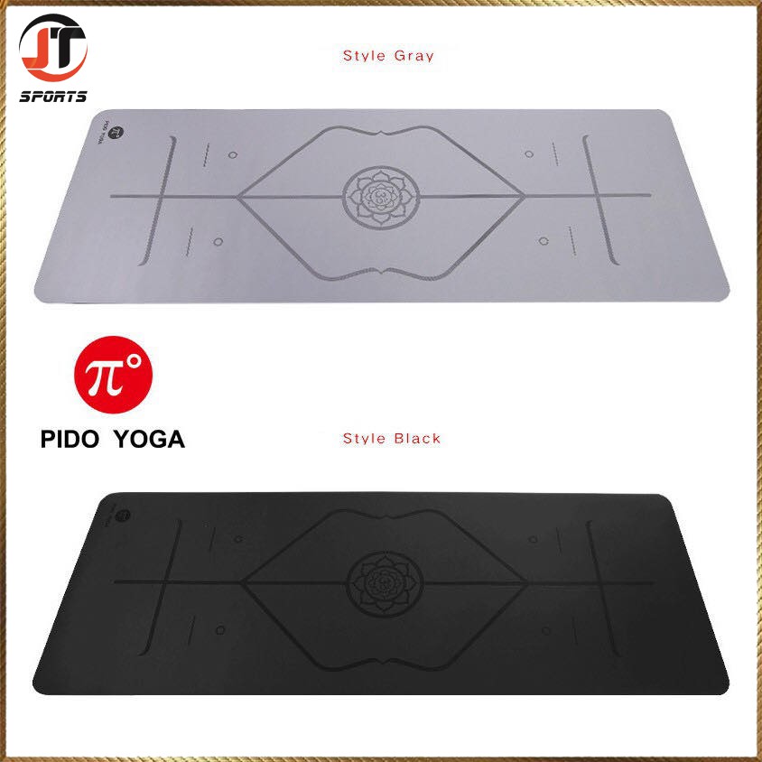 Thảm Tập Yoga Pido định tuyến PU Cao Cấp Chính Hãng ( tặng kèm túi đeo 100k)