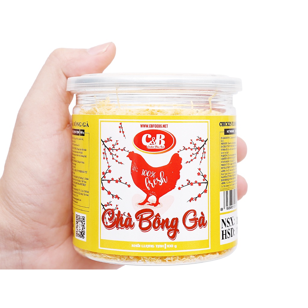 Chà Bông Gà  C&B - Hộp 100G
