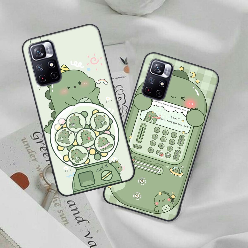 Ốp Xiaomi Redmi Note 11 / Note 11S / Redmi Note 11 Pro 5G khủng long cute