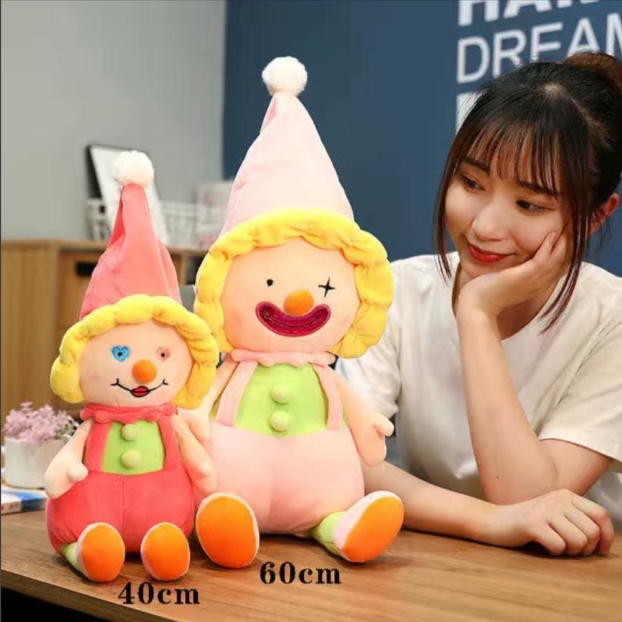 [Hàng mới về] Gấu nhồi bông Chú hề Đội mũ Xinh xắn - Quà tặng ý nghĩa