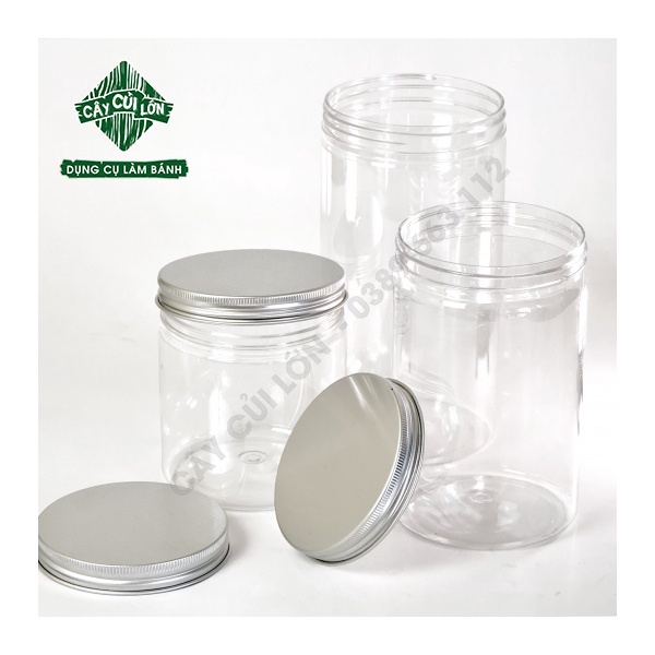 HỦ PET NẮP NHÔM