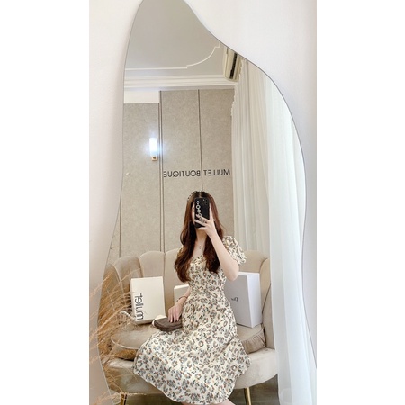 Váy hoa cúc gỗ tỉ muội madebyMullet