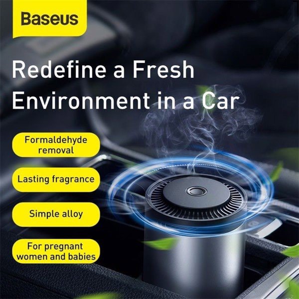 Bộ nước hoa khô khử mùi dùng cho xe hơi Baseus Ripple Car Cup Holder Air Freshener