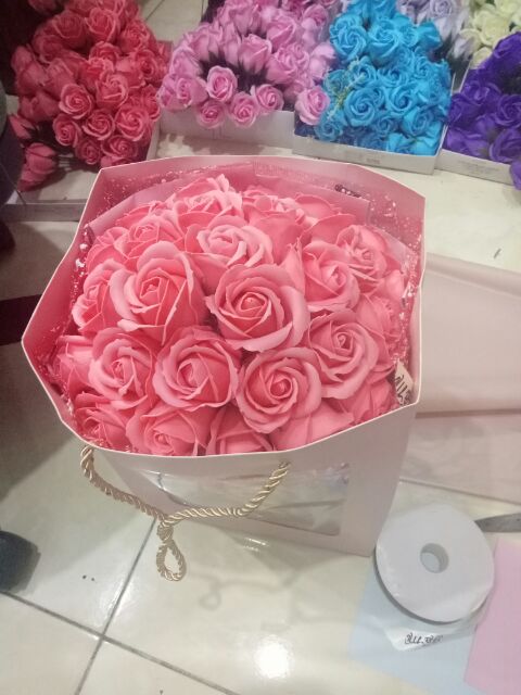 Bó hoa hồng vĩnh cửu 30 bông