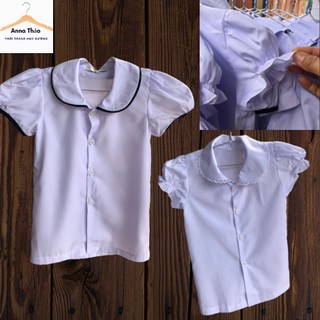 Áo cổ sen học sinh