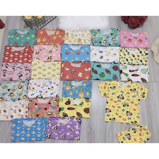Bộ cộc cotton bozip Thái cho bé từ 8-18kg
