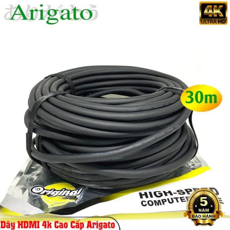 Dây HDMI dài 15M 20M 30M Arigato 2k*4k lõi đồng chuẩn xịn bảo hành 12 tháng TTBO's