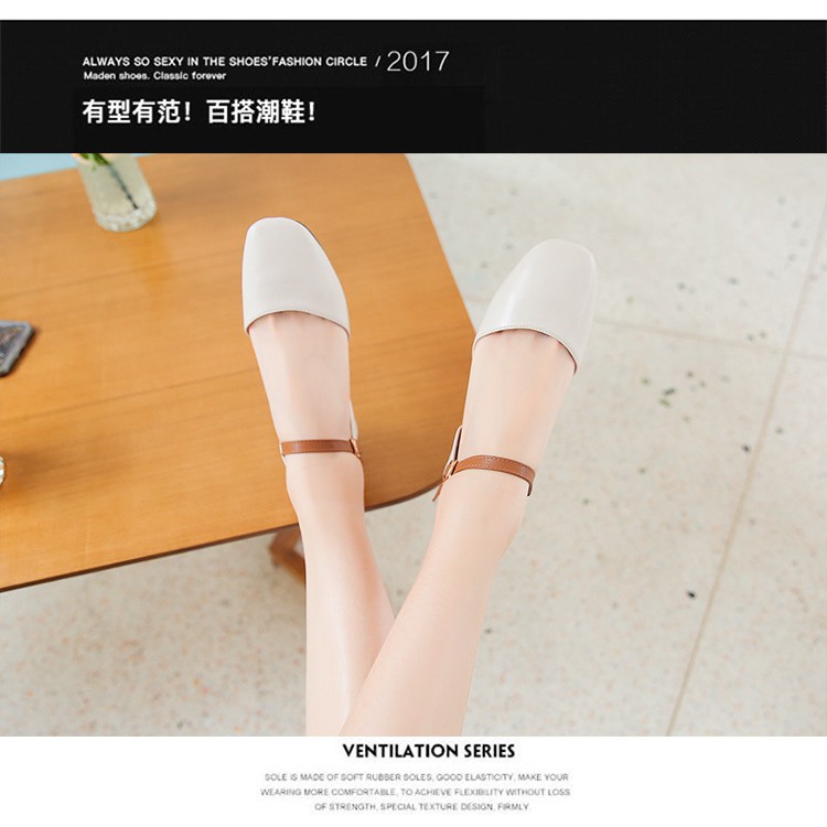 (FULL BOX) giày sandal cao gót nữ màu kem, giày nữ | BigBuy360 - bigbuy360.vn