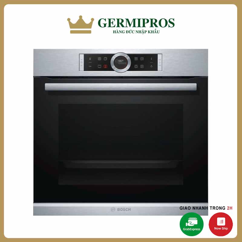 Lò nướng âm tủ Bosch HBG635BS1 serie 8 71L