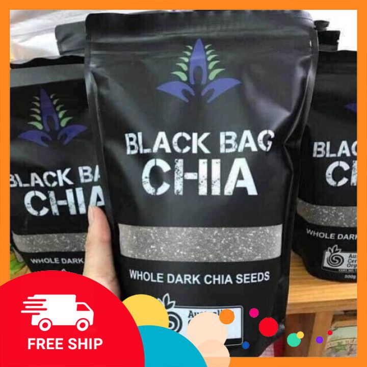 Hạt chia dinh dưỡng Black Bag 500g [ CHÍNH HÃNG ÚC] cao cấp, tốt cho sức khỏe....