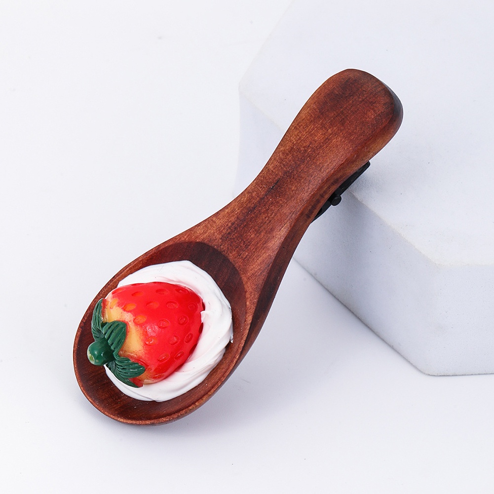 1 Kẹp Tóc Hình Cây Kem Dễ Thương Cho Bé Gái