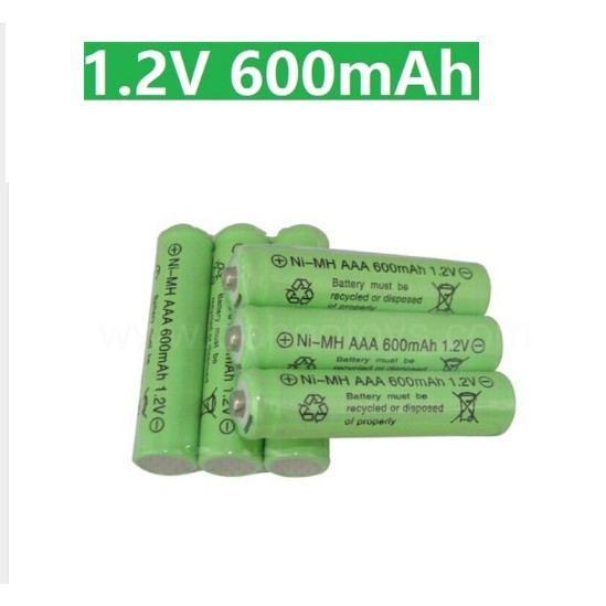 Bộ 12 Pin sạc AAA 600mAh 1.2V pin tiểu nhỏ, pin đũa lắp các loại điều khiển tivi ,điều hòa..