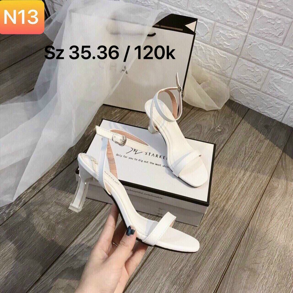 Sale 99k SANDAL CAO GÓT DA LÌ GÓT NHỌN  BÍT GÓT  video + ảnh thật