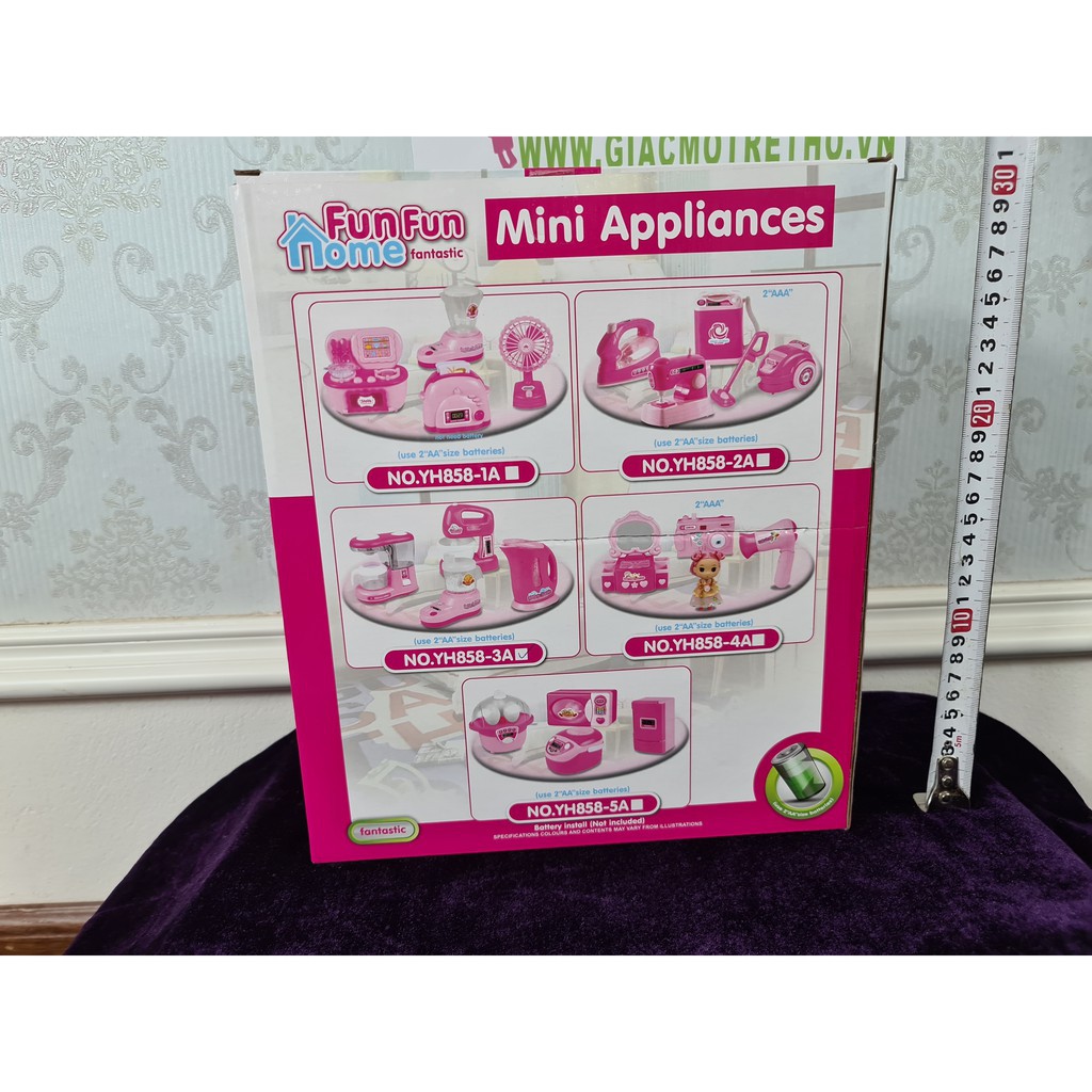 Hộp đồ chơi bếp 4 món YH858-3A