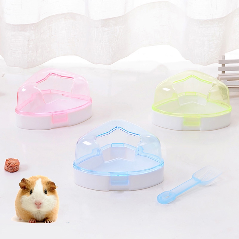 Hộp Nhựa Trong Suốt Đựng Đồ Chơi Phòng Tắm Cho Chuột Hamster